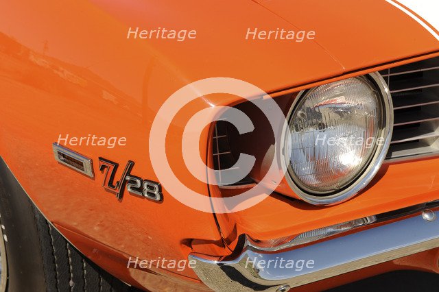 Chevrolet Camaro Z28 1969. Artist: Simon Clay.