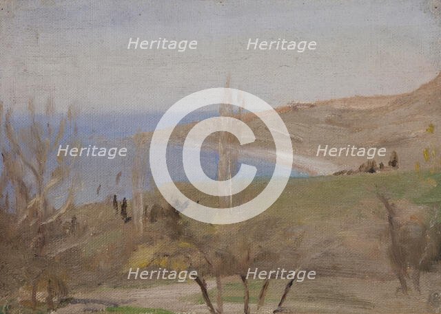 Yalta (Spring-Poplars), 1906. Creator: Jan Ciaglinski.