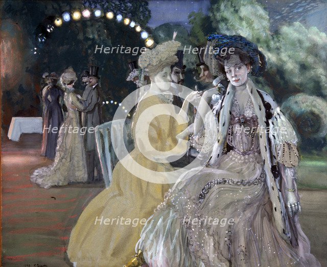 Courtesans', 1903. Creator: Somov, Konstantin Andreyevich (1869-1939).