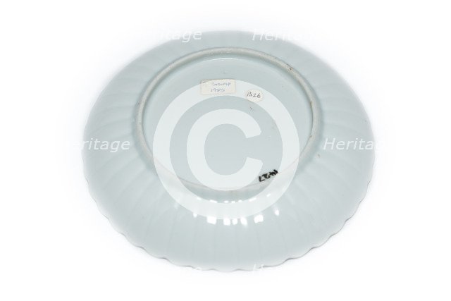 White chrysanthemum dish, 18th century. Artist: Unknown.