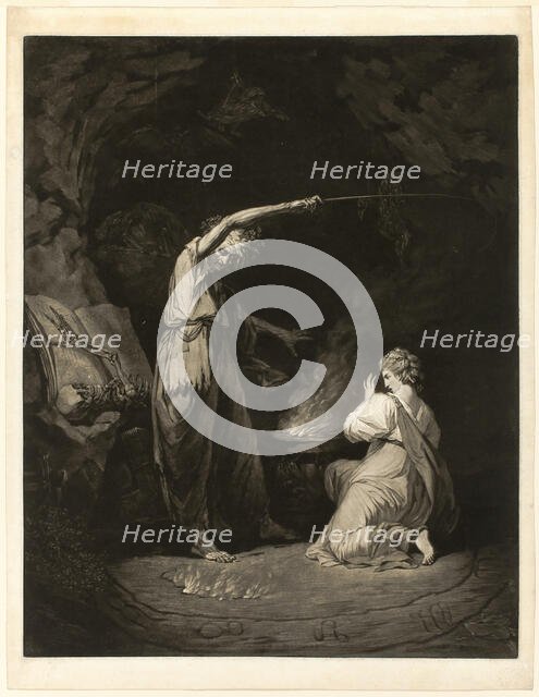 The Witches' Cauldron or Incantation, 1772. Creator: John Dixon.