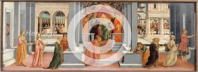 Esther before Ahasuerus, 1478-1480. Artist: Lippi, Filippino (1457-1504)