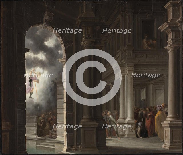 The Miracle at the Pool of Bethesda, 1637. Creator: Delen, Dirck van (1605-1671).