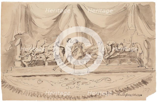 Priapus Festival, 1798. Creator: Ehrensvärd, Carl August (1745-1800).