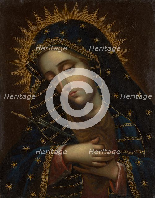 The Virgin of Sorrows, 18th century. Creator: Unknown.