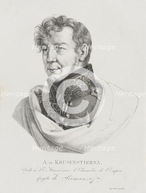 Portrait of the Explorer Admiral Ivan (Adam) Krusenstern (1770-1846).