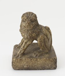 Seated lion, Ming dynasty, 1368-1644. Creator: Unknown.