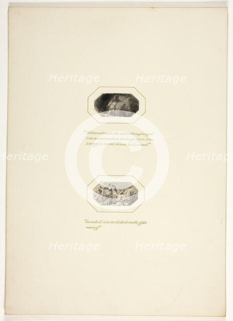 Study for a plate from Telemachus, c. 1797. Creator: Thomas Stothard.