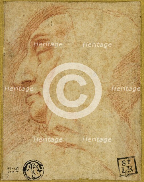 Head of a Monk, n.d. Creator: Francesco Vanni.