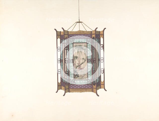 Hanging Lantern, 19th century. Creator: Anon.