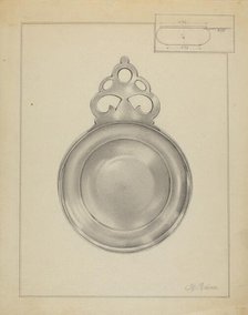 Silver Porringer, c. 1936. Creator: Horace Reina.