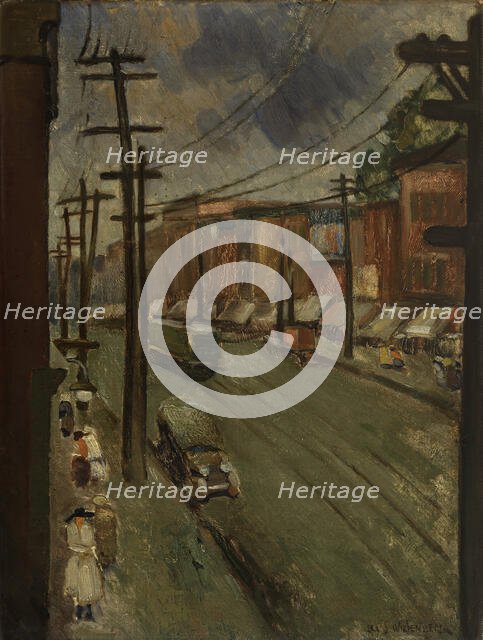 Main Street, Montreal, 1928. Creator: Louis Wiesenberg.