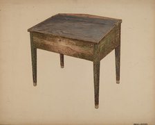 Desk, c. 1939. Creator: Frank Eiseman.