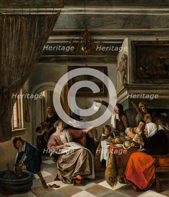 As the Old Sing, So Pipe the Young, 1662. Creator: Steen, Jan Havicksz (1626-1679).