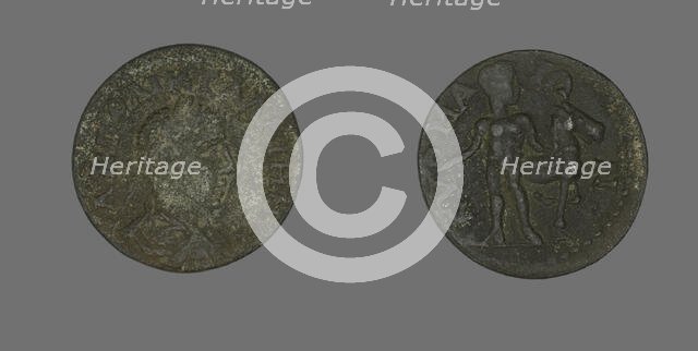 Coin Portraying Emperor Gallienus, 253-268. Creator: Unknown.