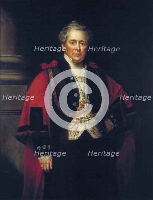 William Hunter, Lord Mayor 1852  Artist: Anon
