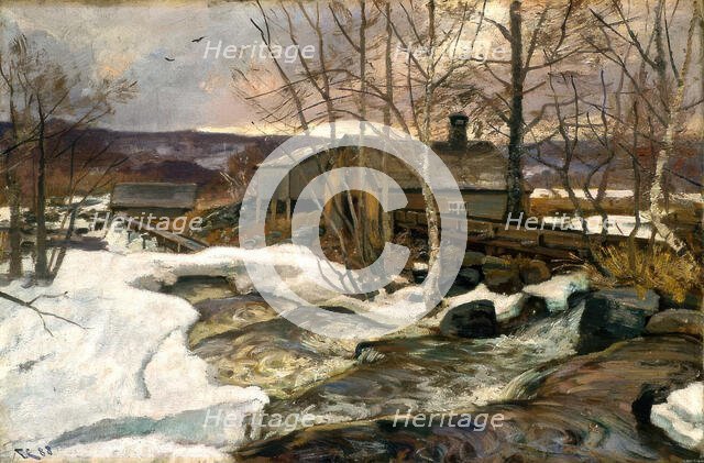 After Sunset, Mesna, 1888. Creator: Fredrik Jonas Lucian Botfield Collett.