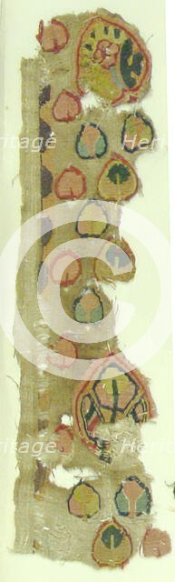 Textile Fragment, Coptic, 5th century. Creator: Unknown.