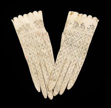Gloves, Spanish, 1800-1810. Creator: Unknown.