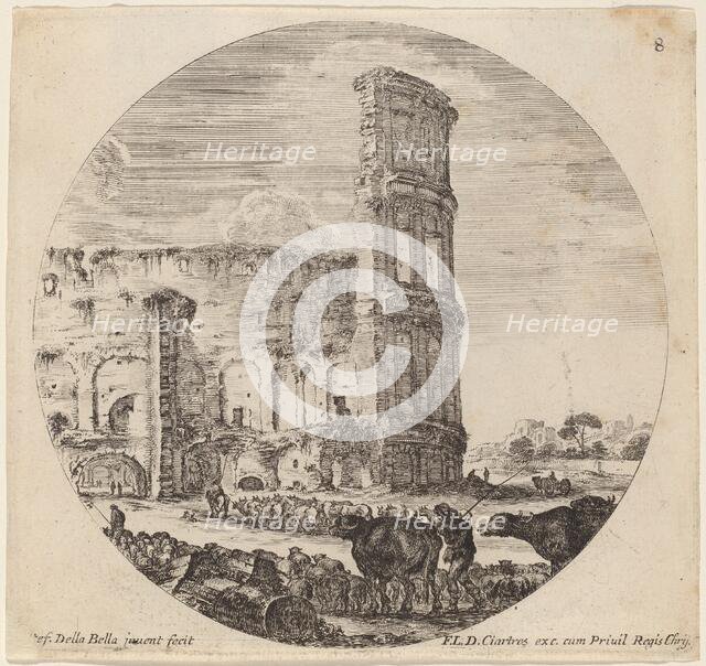 Colosseum, 1646. Creator: Stefano della Bella.
