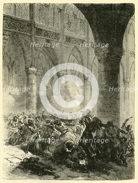 'The Massacre at Beziers', (1209), 1890. Creator: Unknown.