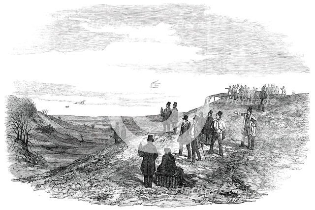 Hawking on the Downs, near Wallingford, 1850. Creator: Unknown.