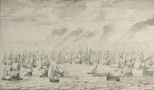 The Battle of Terheide, 1657. Creator: Willem van de Velde I.