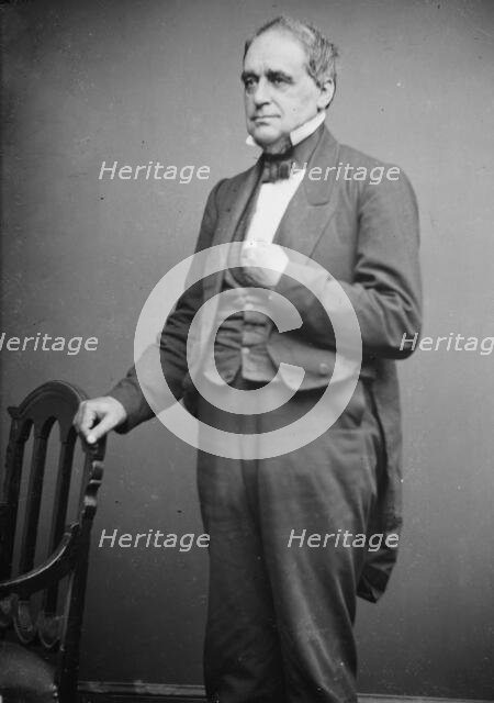 Hannibal Hamlin, between 1855 and 1865. Creator: Unknown.