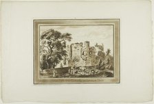 St. Quintin's Castle near Cowbridge in Glamorgan Shire, 1773-75. Creator: Paul Sandby.