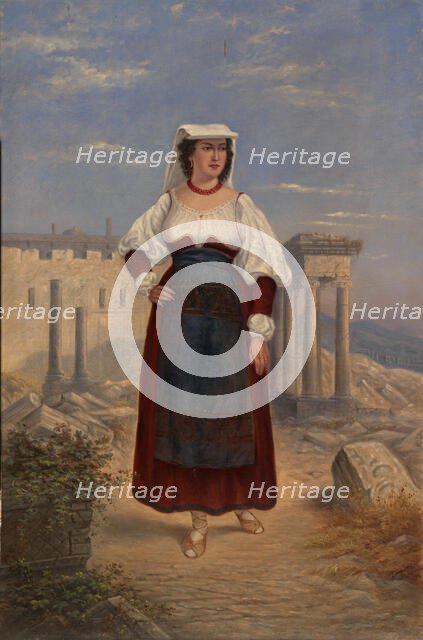 Italian Woman, ca. 1890-1899. Creator: Antonio Zeno Shindler.