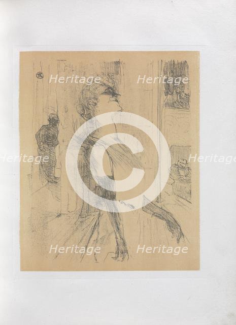 Yvette Guilbert-English Series: Sur la scene, 1898. Creator: Henri de Toulouse-Lautrec (French, 1864-1901).
