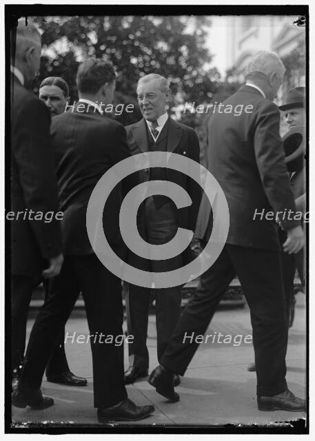 Wilson, Woodrow, between 1914 and 1918. Creator: Harris & Ewing.