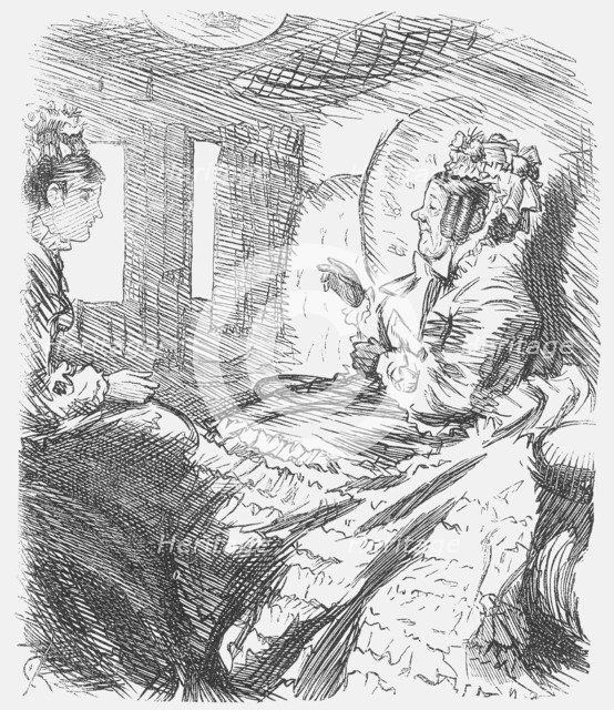 'The Question Settled', 1874. Artist: Charles Samuel Keene