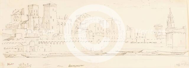 Monte Janiculo from Ceasar's Palace, 1825. Creator: James William Giles.