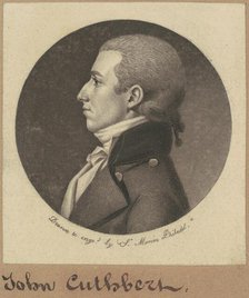 John Cuthbert, 1800. Creator: Charles Balthazar Julien Févret de Saint-Mémin.