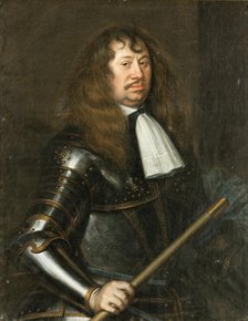 Portrait of Carl Gustav Wrangel (1613-1676), Count of Salmis, 1662. Creator: Merian, Matthäus, the Younger (1621-1687).