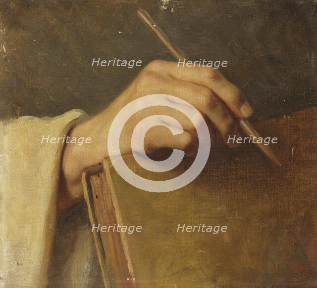 Study of a Hand. Creator: Amalia Lindegren.