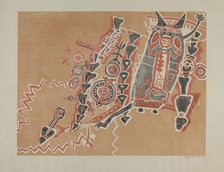 Petroglyphs, 1935/1942. Creator: Lala Eve Rivol.