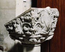 Norman lectern, Church of St Egwin, Norton and Lenchwick, Worcestershire, 2006. Artist: James O Davies.