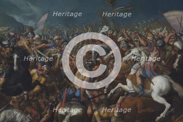 The Fight between Scipio Africanus and Hannibal, c. 1616-1618. Artist: Cesari, Bernardino (1565-1621)