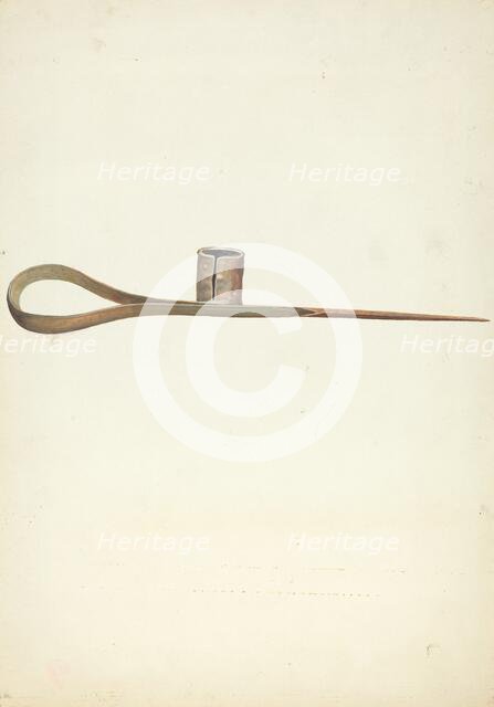 Candle Holder, 1935/1942. Creator: A. Regli.