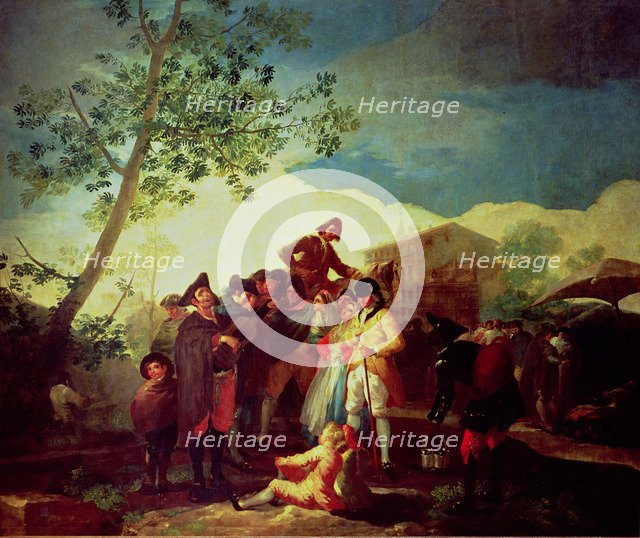 Blind Guitarist', 1778, by Francisco de Goya.