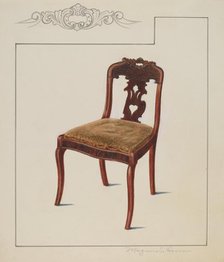 Chair, c. 1936. Creator: Magnus S. Fossum.