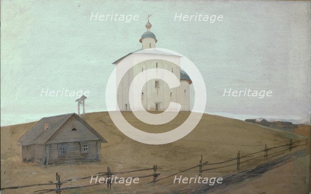 A Church, 1903. Artist: Ryabushkin, Andrei Petrovich (1861-1904)