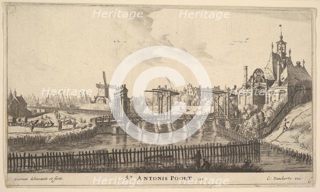 St. Antonis Poort, Amsterdam, mid-17th century. Creator: Reinier Zeeman.