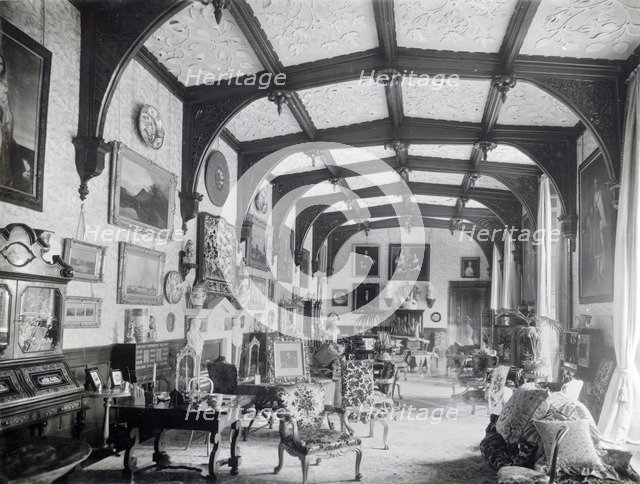 The salon, Newstead Abbey, Nottinghamshire, 1905. Artist: Henson & Co