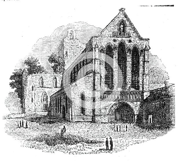 Lanercost Priory, near Naworth, 1844. Creator: Unknown.