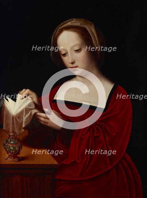 Saint Mary Magdalene Reading a Book, 1st half of 16th century. Creator: Unknown.