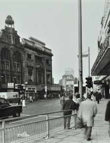 1-5 Tottenham Court Road, Westminster LB, London: looking north, 1975. Creator: Unknown.