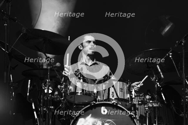 Will Glanville-Taylor, The Damned live at Alexandra Palace, London, Apr 2023. Creator: Annapaola Marchesani.